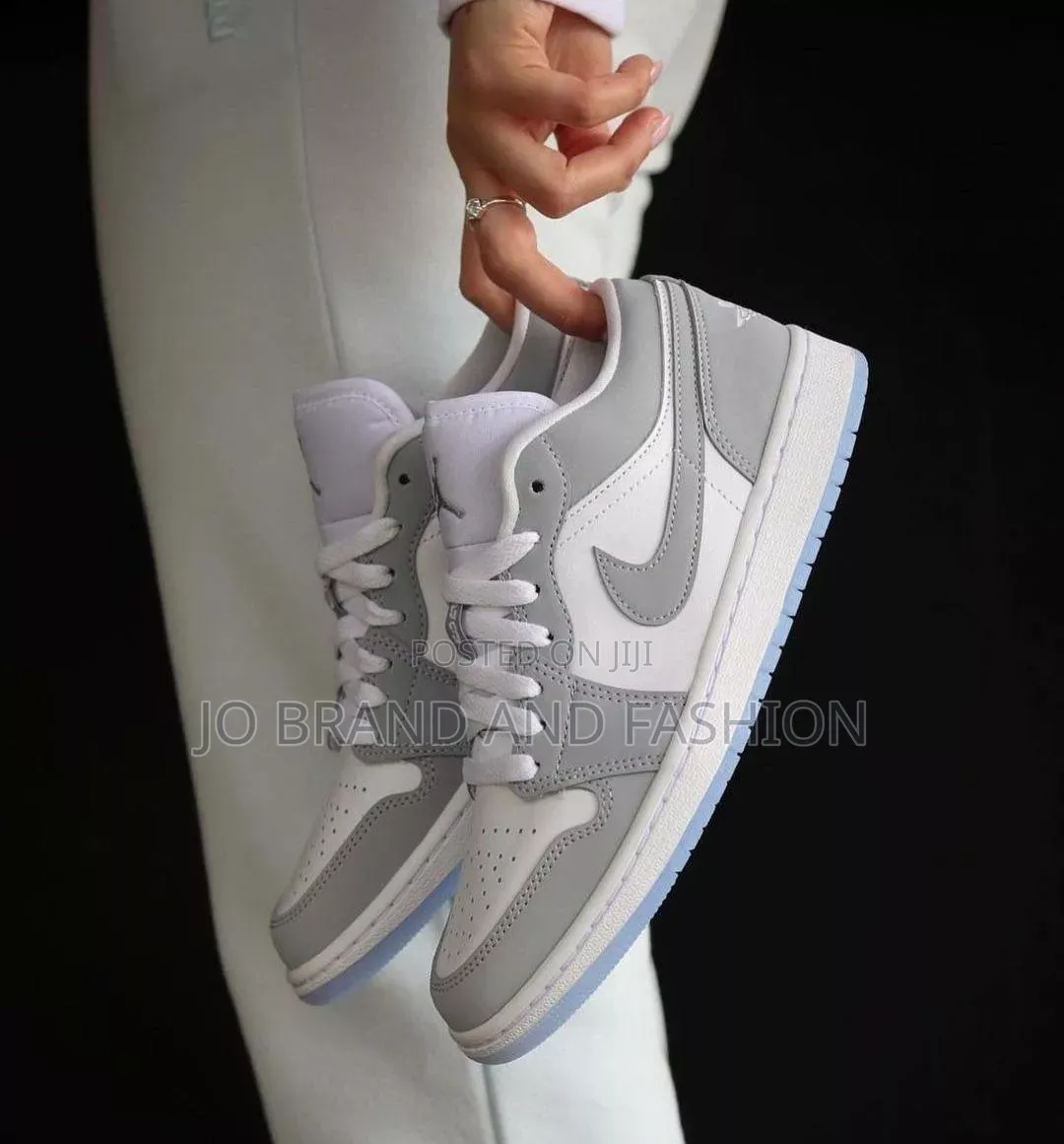 Nike Air Jordan 1 Low GS Grey White