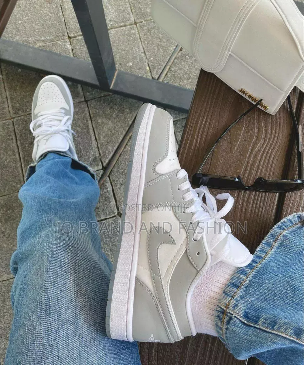 Nike Air Jordan 1 Low GS Grey White