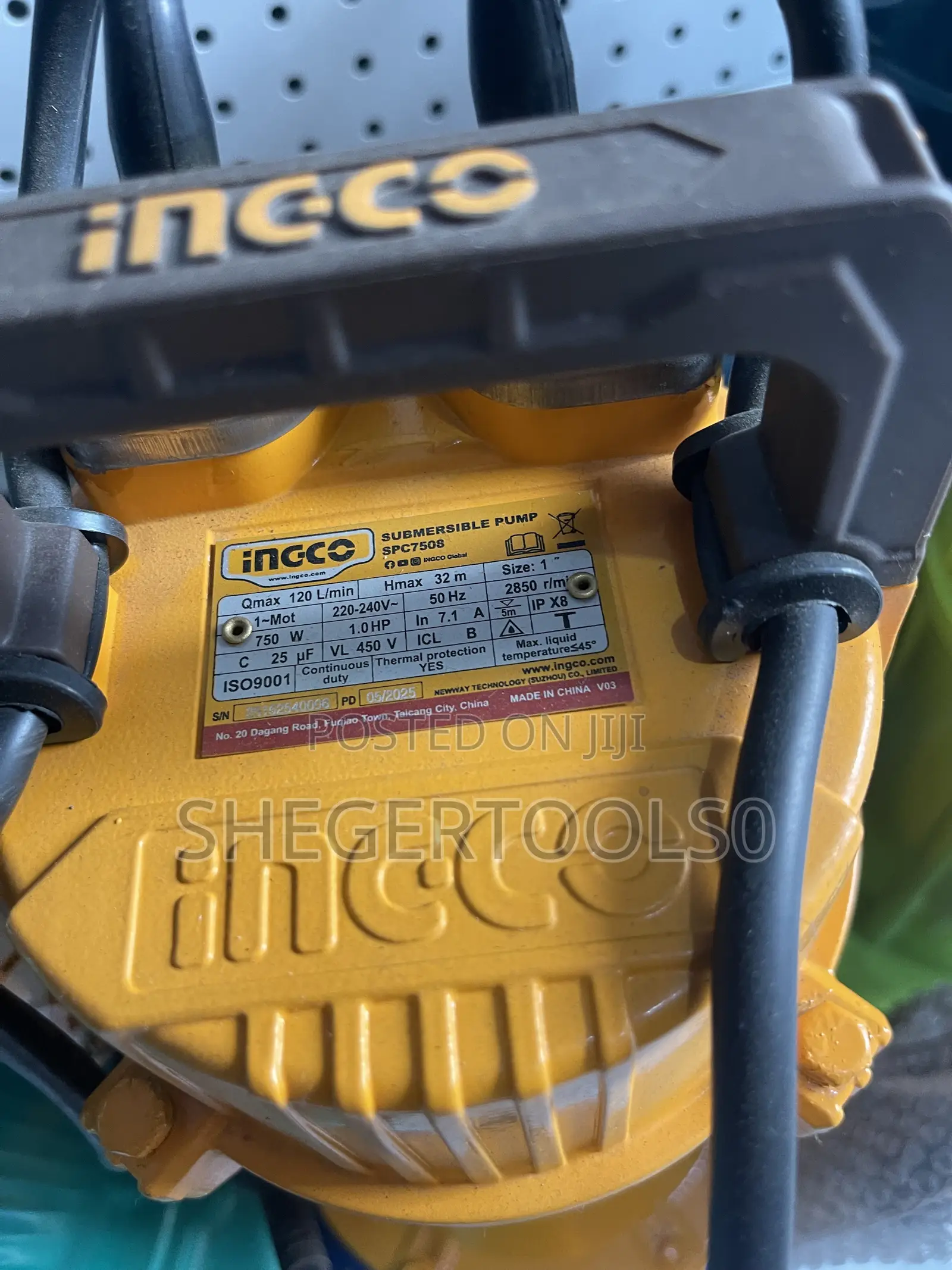 Ingco Submersible Clear Water Pump