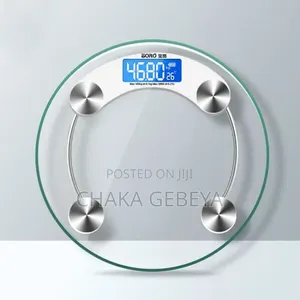 የሰውነት ክብደት መመዘኛ ሚዛን | 120 ኪሎ አቅም | Tempered Glass