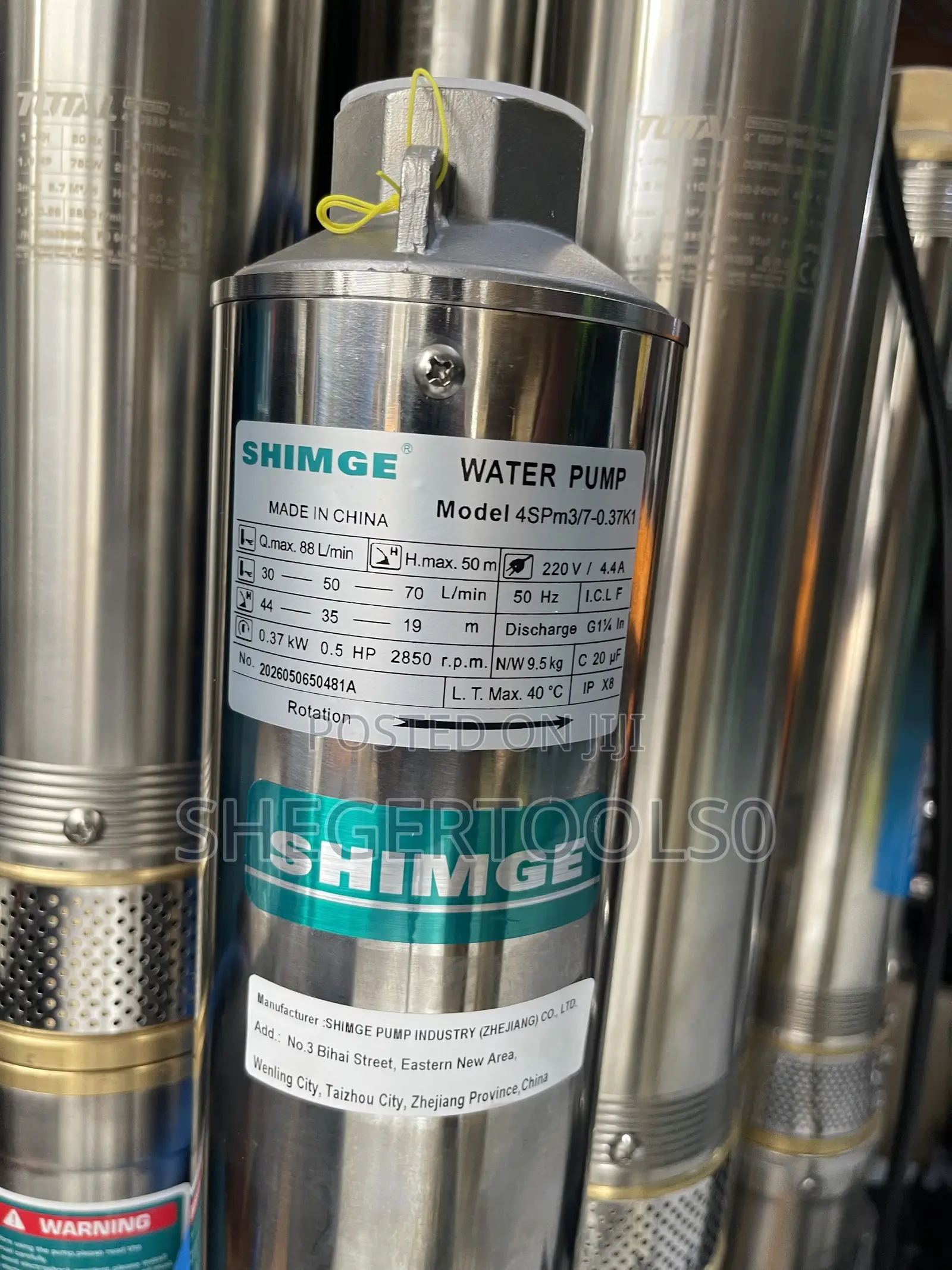 Borehole Water Pump