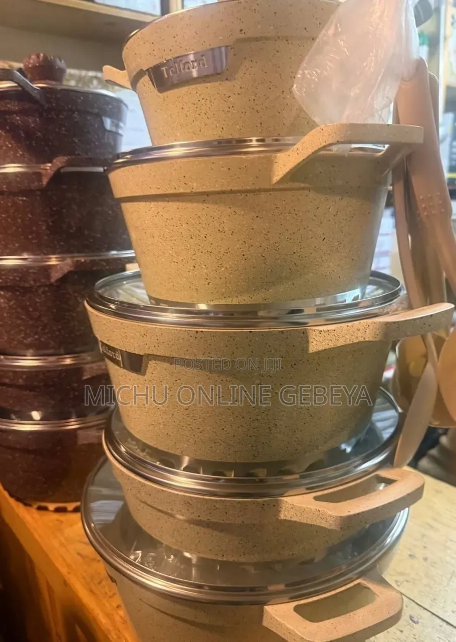 Telford ኳሊቲ ድስት Granite Coated Cookwares/ Free Delivery