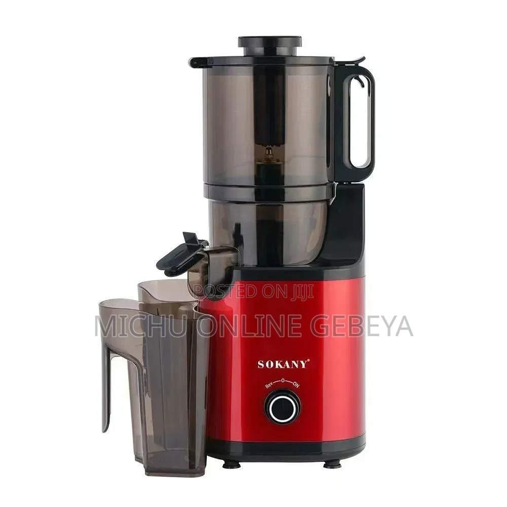 Sokany ልጣጭና ጁስ በራሱ እየለየ የሚፈጭ ጁሰር Whole Slow Juicer/ Free Delivery