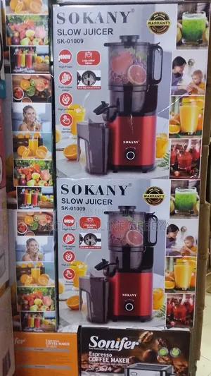 Sokany ልጣጭና ጁስ በእራሱ እየለየ የሚፈጭ Whole Slow Juicer/ Free Delivery
