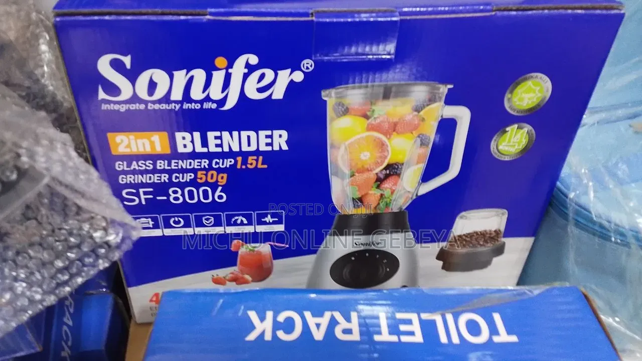 SONIFER SF-8006, 2 in 1 Blender/ Free Delivery