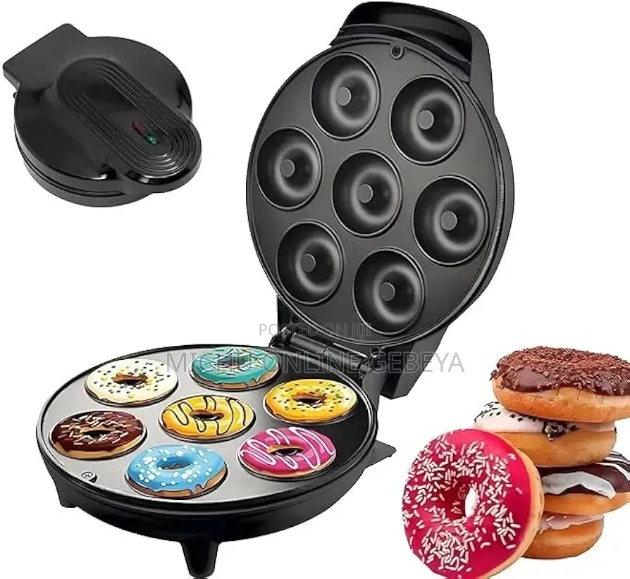 Bake 7 Mini Donuts at One Time Winning Star Donut Maker/ Free Delivery