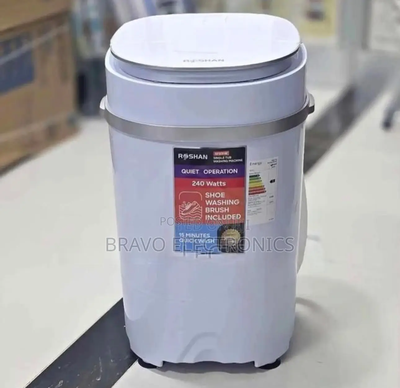 Original Roshan 4KG Mini Washing Machine | Brush Included
