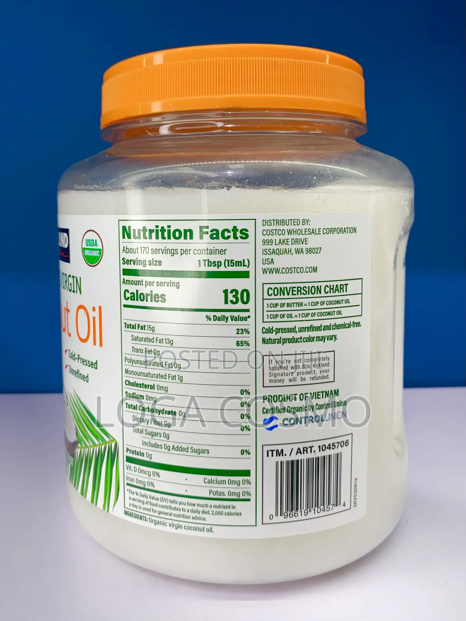 Coconut Oil KIRKLAND