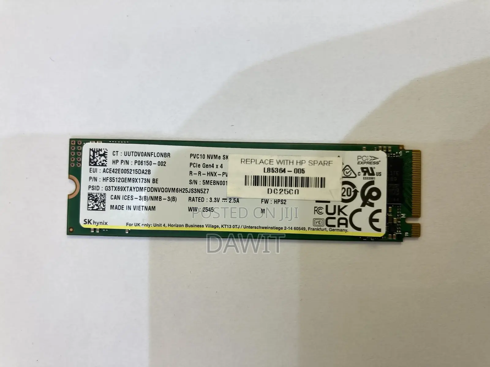 Nvme Gen4 Original 512gb SSD