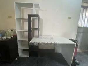 Table With Bookshelves and Chair Reading Table