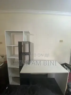 Table With Bookshelves and Chair Reading Table