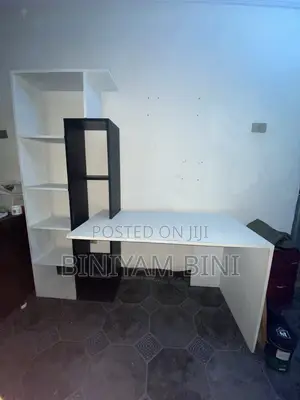 Table With Bookshelves and Chair Reading Table