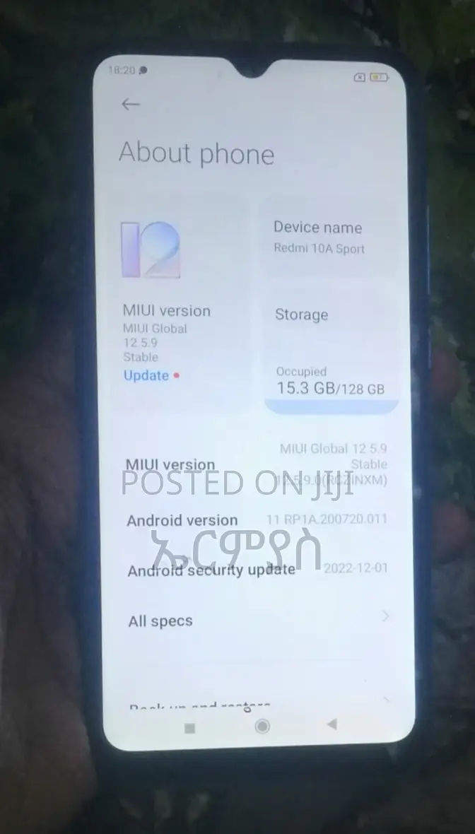 Xiaomi Redmi 10A 128 GB Blue