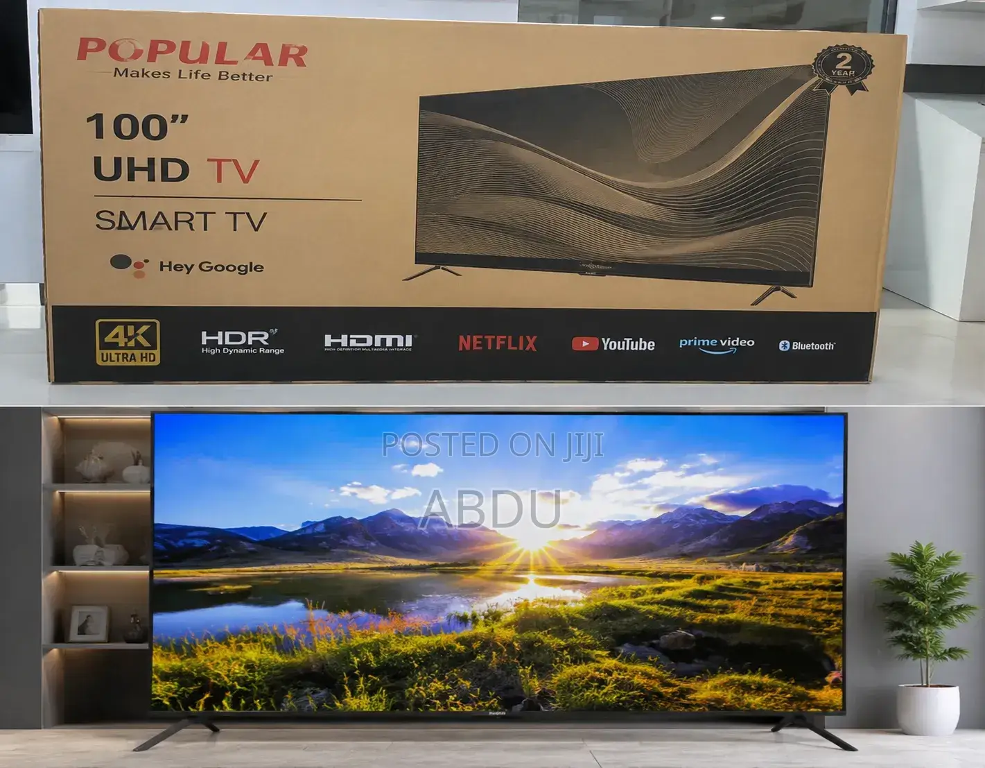 Popular 100" Uhd Smart TV