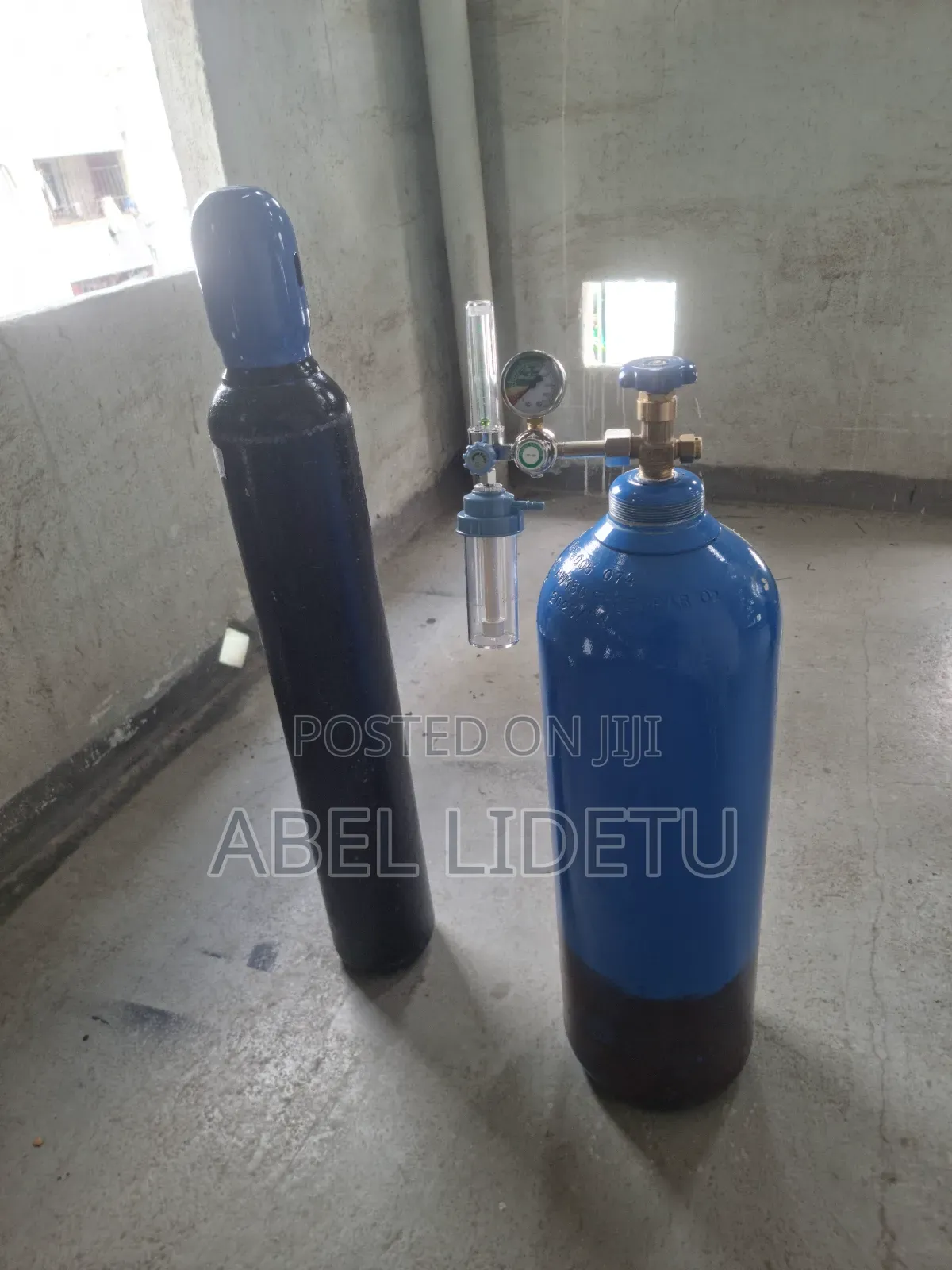 Industrial Oxygen Gas Cylinder – Refillable Steel Tank