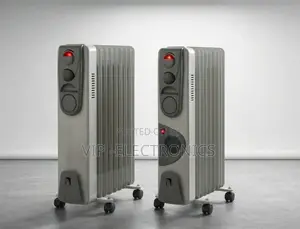 NIKURA Room Heater 11-Fin Portable Designed for Efficient and Even