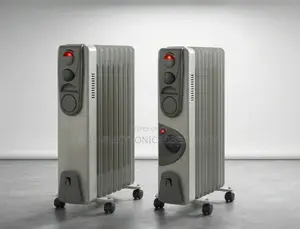 NIKURA Room Heater 11-Fin Portable Designed for Efficient and Even