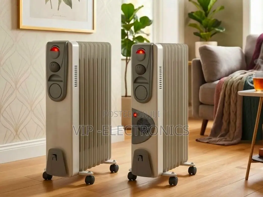 NIKURA Room Heater 11-Fin Portable Designed for Efficient and Even