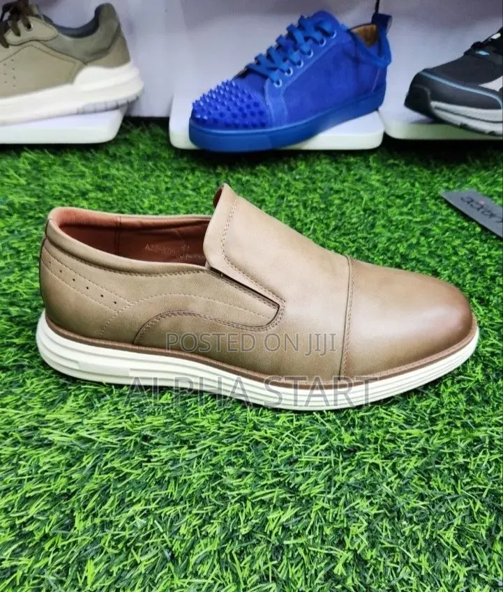 KAVALEE 1973 Hjoi High Master Quality Flat Lather Shoes for Man's