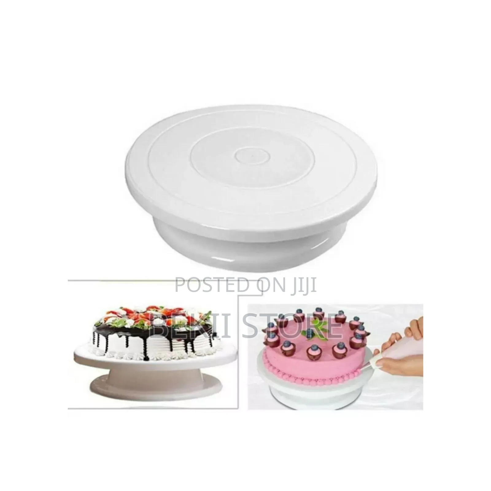 360° የሚዞር የኬክ ማስቀመጫ Cake Turntable