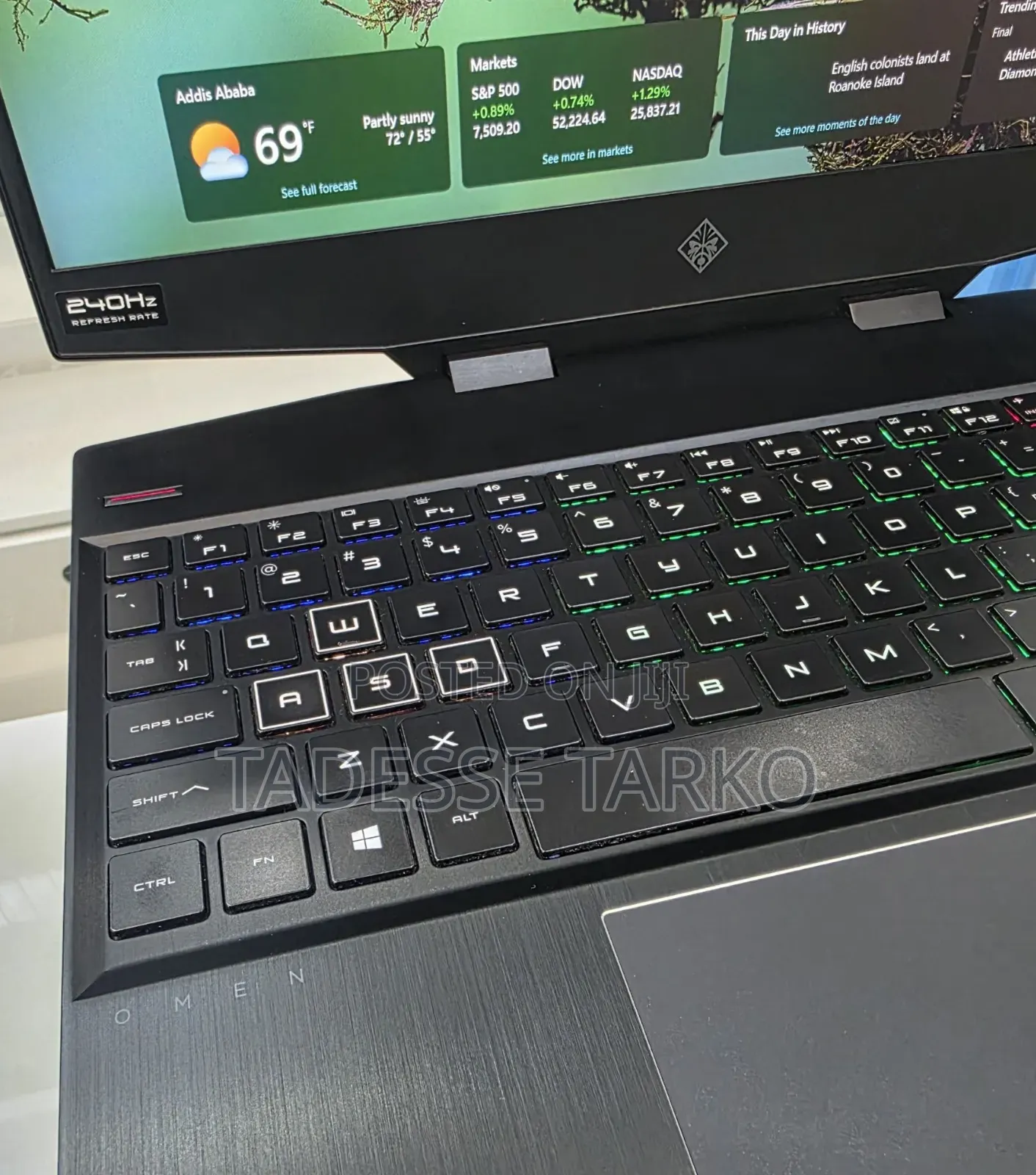New Laptop HP Omen 16 16GB Intel Core i7 SSD 1T