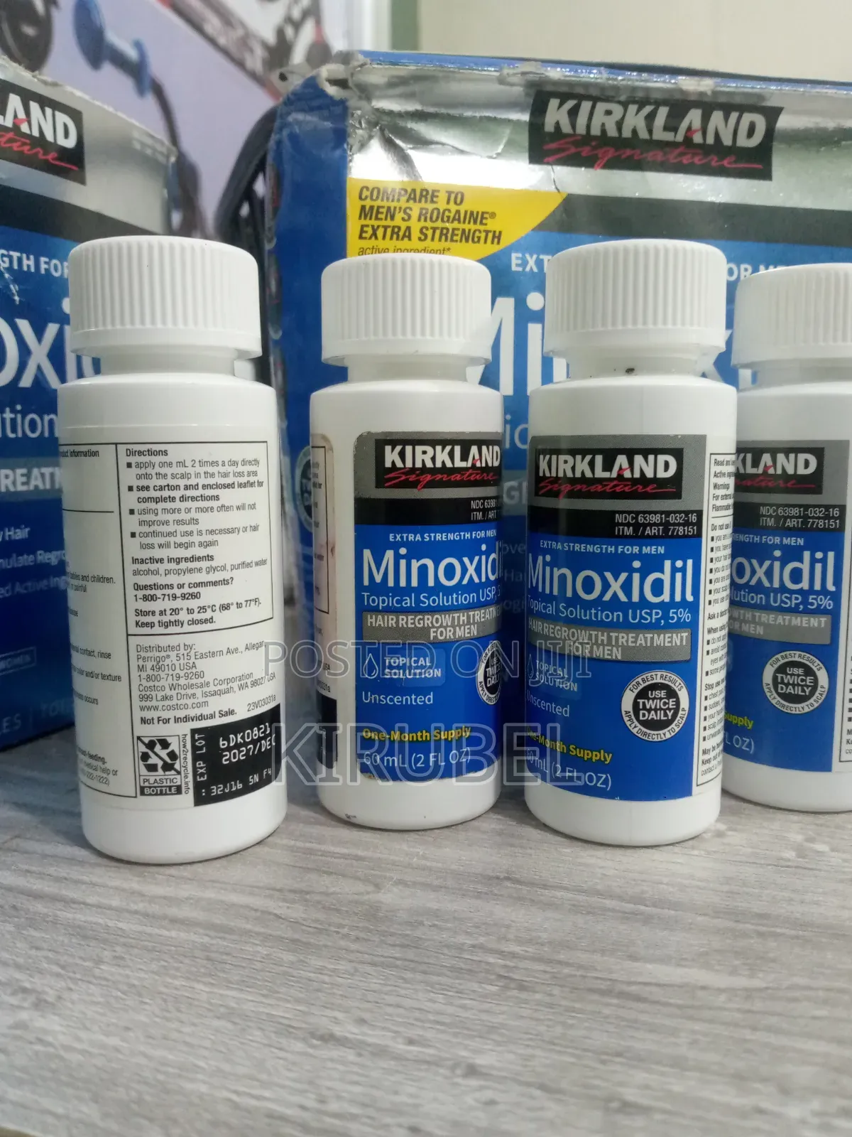 በ ብቻ ፀጉርን ማብቀል Minoxidil