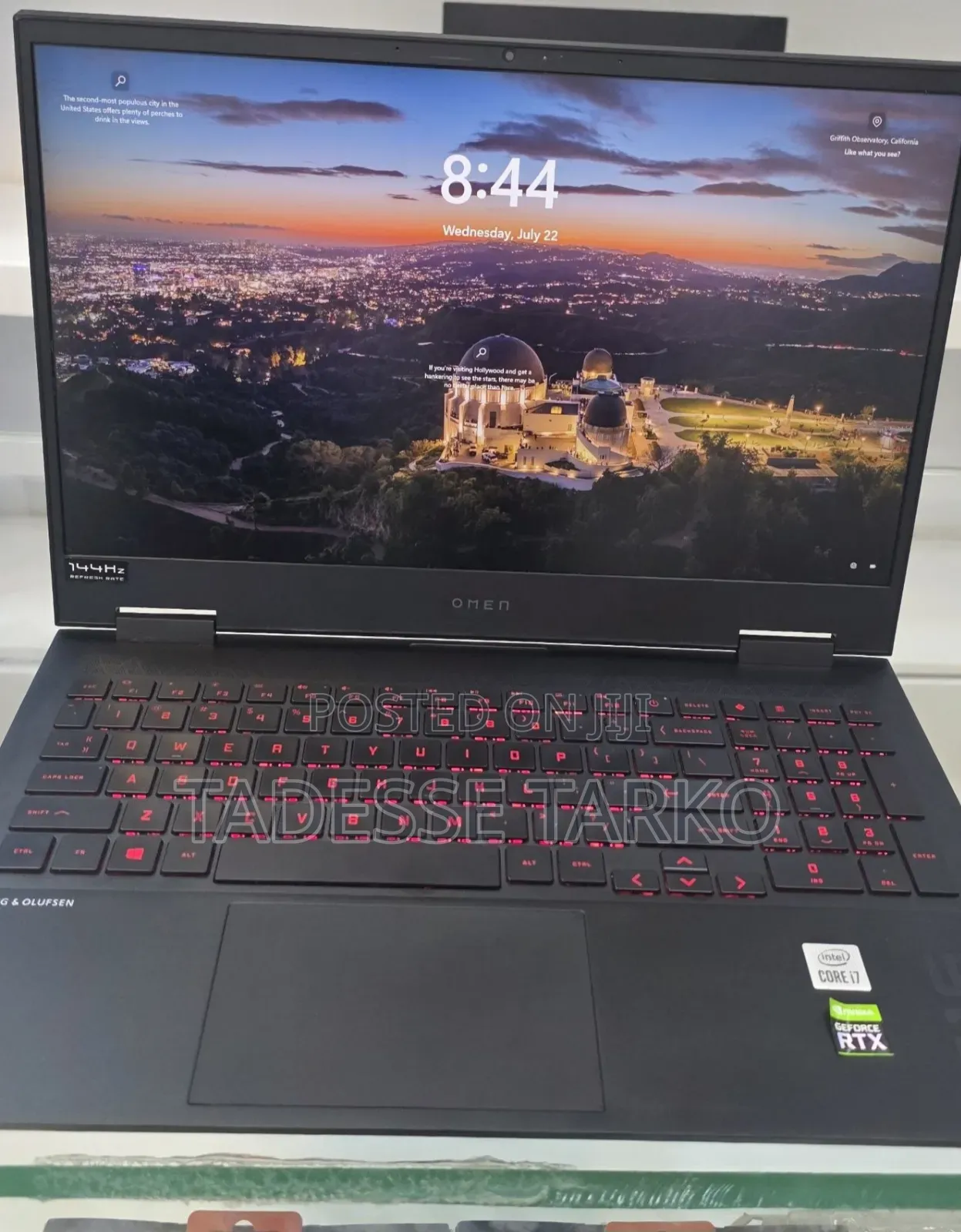 New Laptop HP Omen 15 16GB Intel Core i7 SSD 512GB