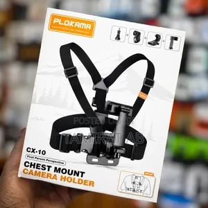 Plokama CX-10 Chest Mount Harness Strap for Action Cameras Smartphone