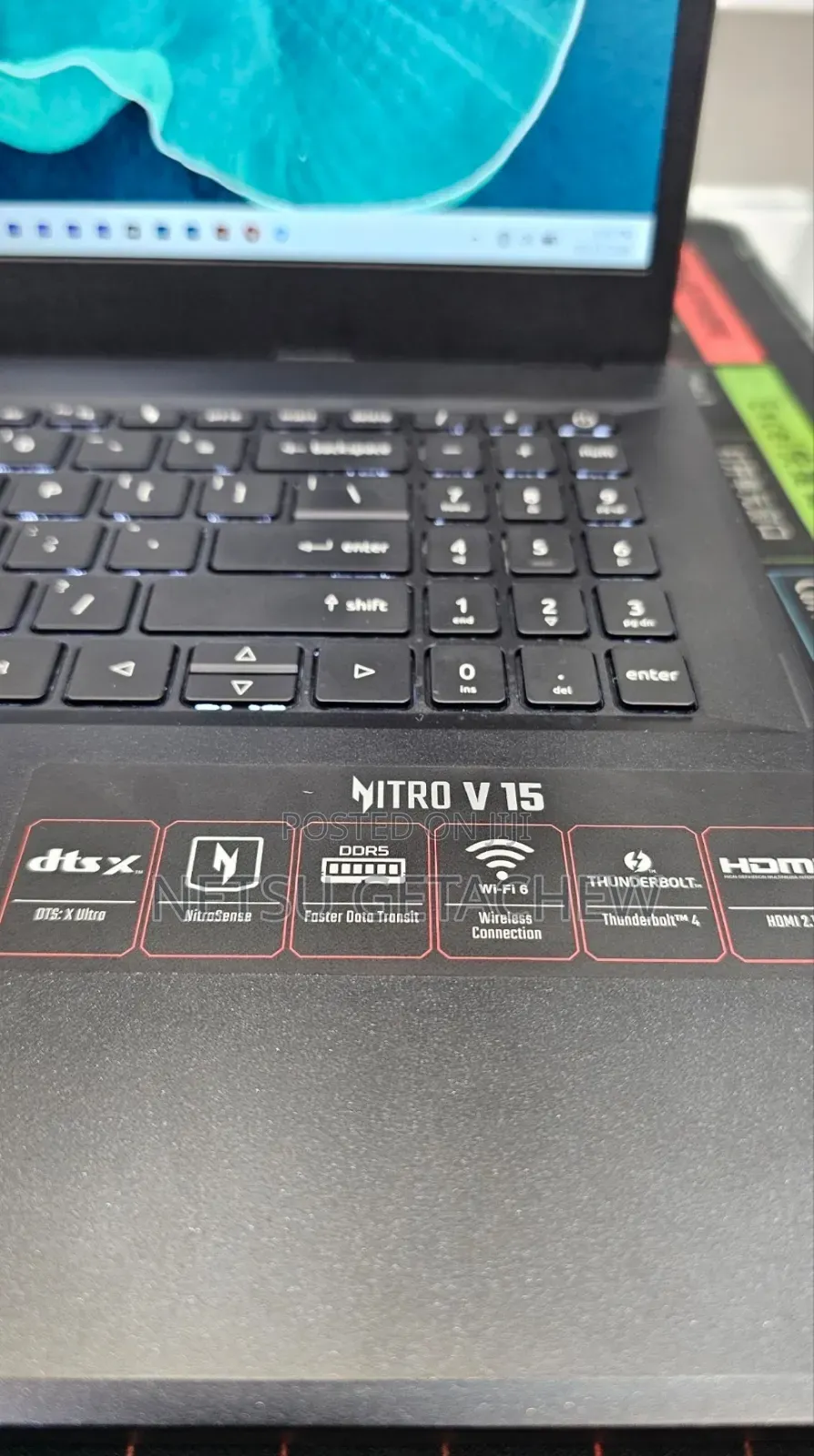New Laptop Acer Nitro V 15 16GB Intel Core i9 SSD 1T