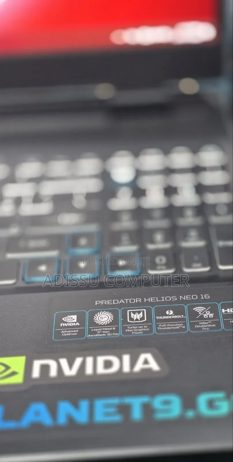 New Laptop Acer Predator Helios Neo 16 16GB Intel Core i7 SSD 512GB