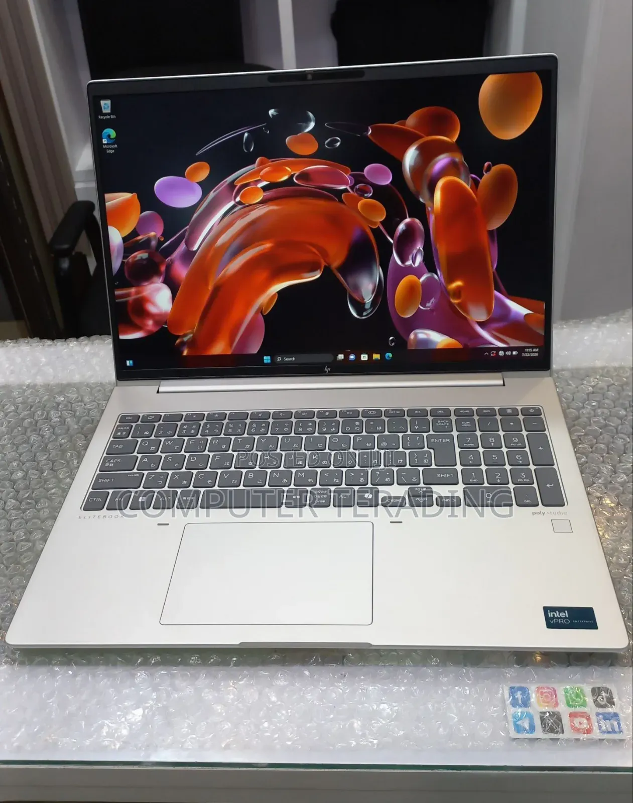 New Laptop HP 16GB Intel Core Ultra 7 SSD 512GB