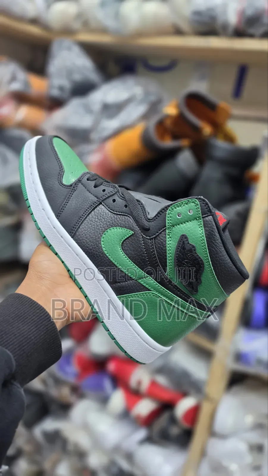 Air Jordan Thigh Blue and Green