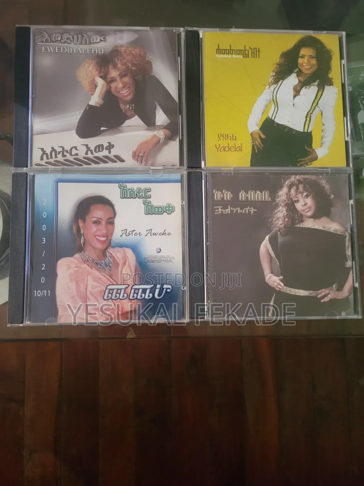 Ethiopian Music CDs Bundle - Aster Aweke Hamelmal Abate