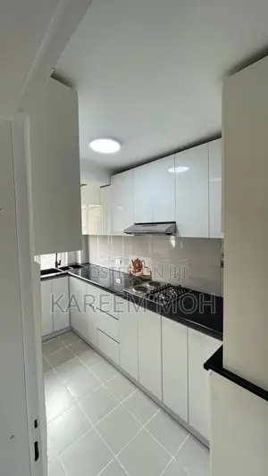 Uv Door Kitchen Cabinet/ በዪቪ በር የተሰራ ኪችን ካቢኔት