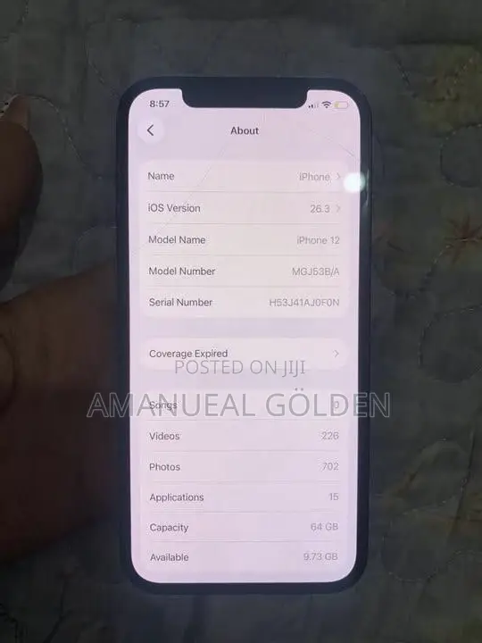 Apple iPhone 12 64 GB Black