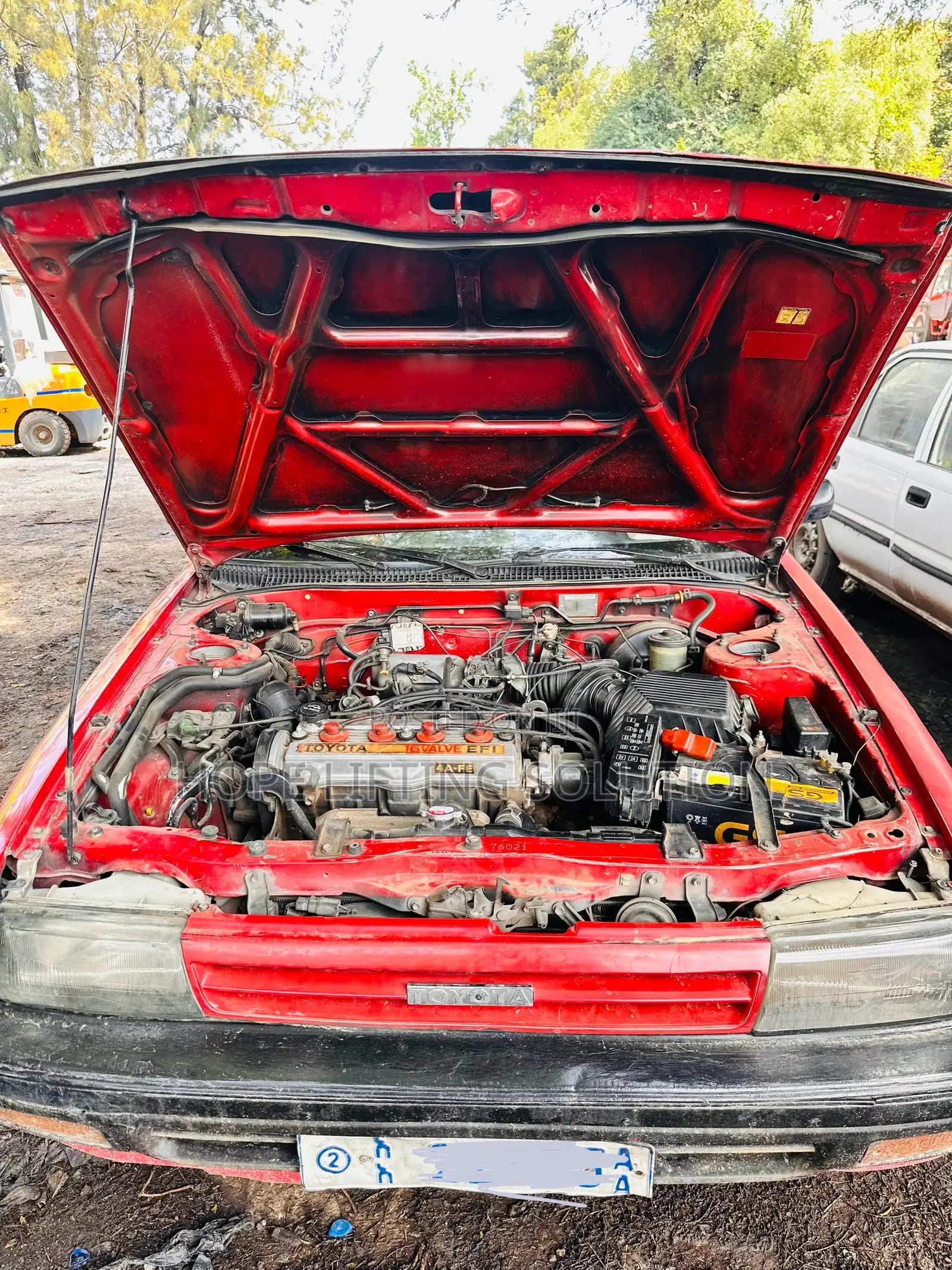 Toyota Carina 1.5 FWD Sedan 1990 Red