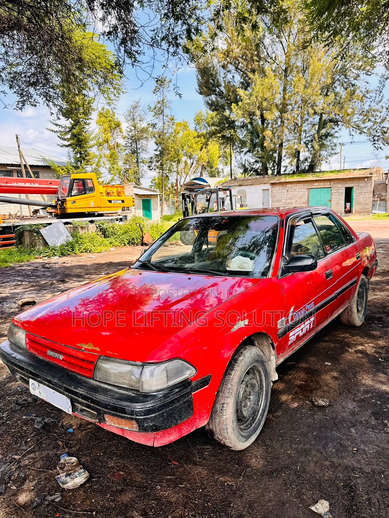 Toyota Carina 1.5 FWD Sedan 1990 Red
