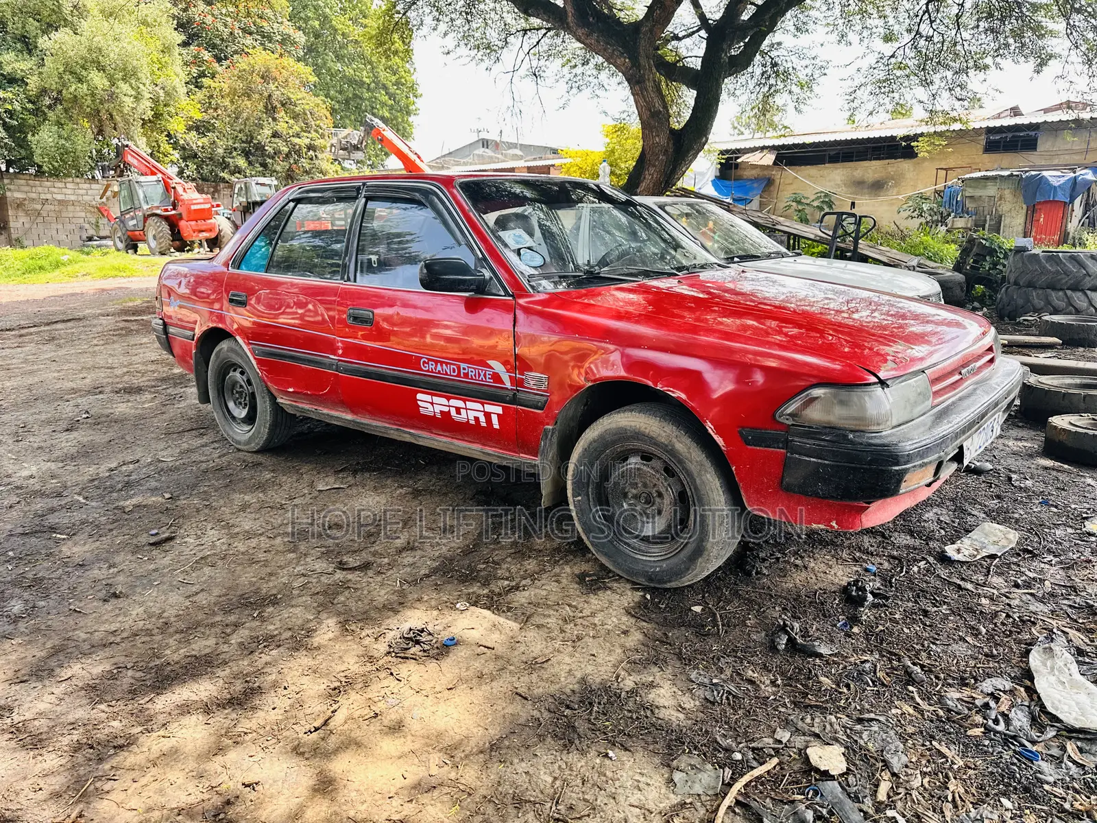 Toyota Carina 1.5 FWD Sedan 1990 Red
