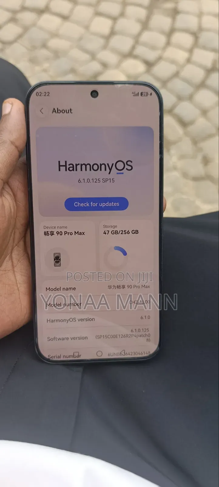 New Huawei Enjoy 90 Pro Max 256 GB Black