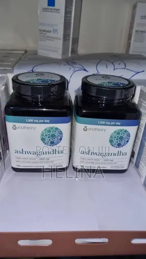 1000mg Per Servings Ashwaganda 180 Capsules Original From USA