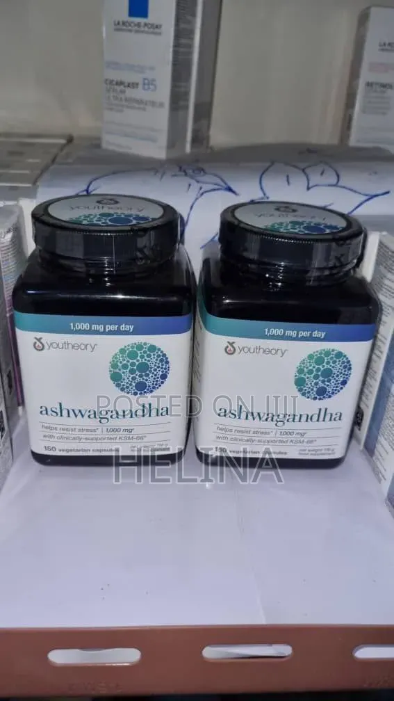 1000mg Per Servings Ashwaganda 180 Capsules Original From USA