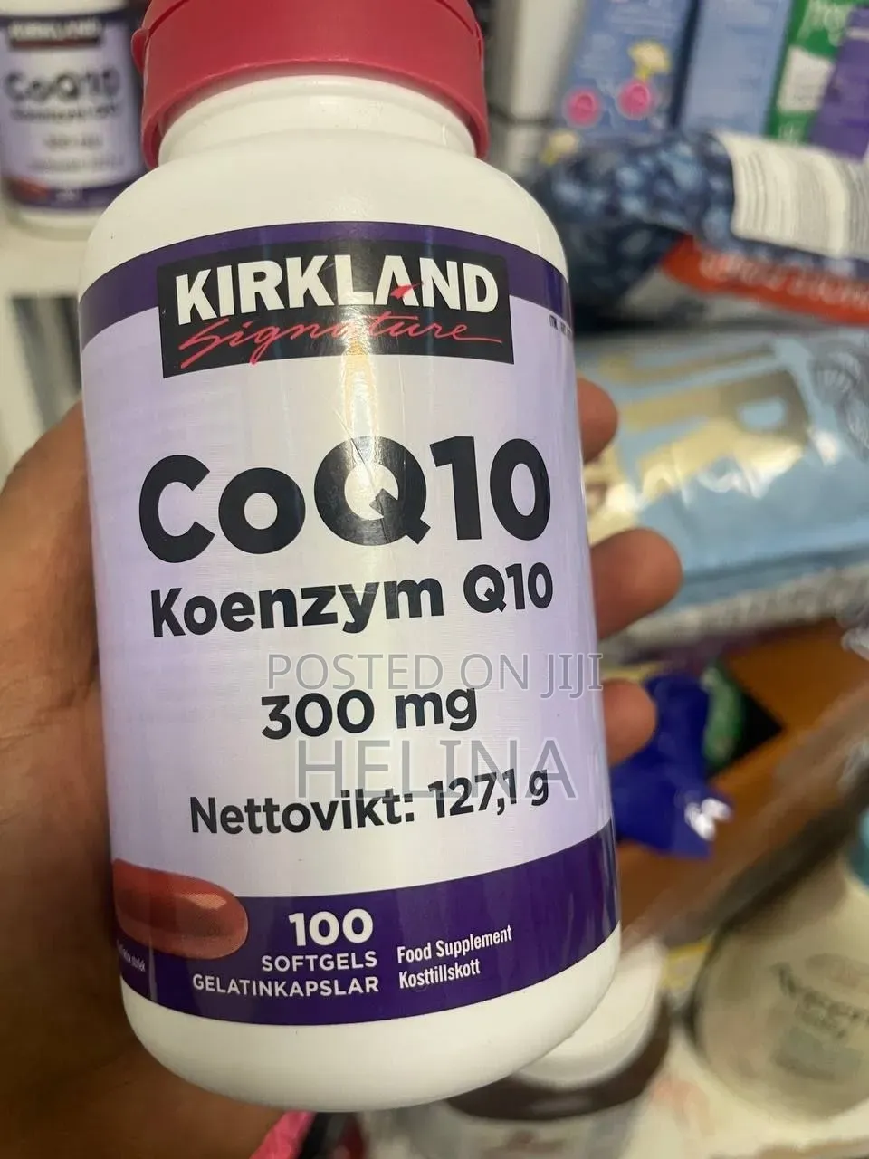 Kirkland Co-Enzyme CoQ10 300mg 100 Softgels Original From USA