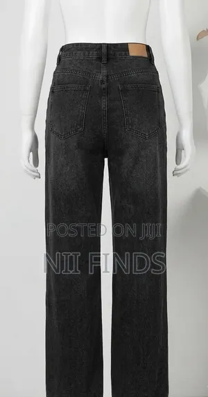 Shein Petite High Waist Cutout Ripped Frayed Stright Leg Jeans