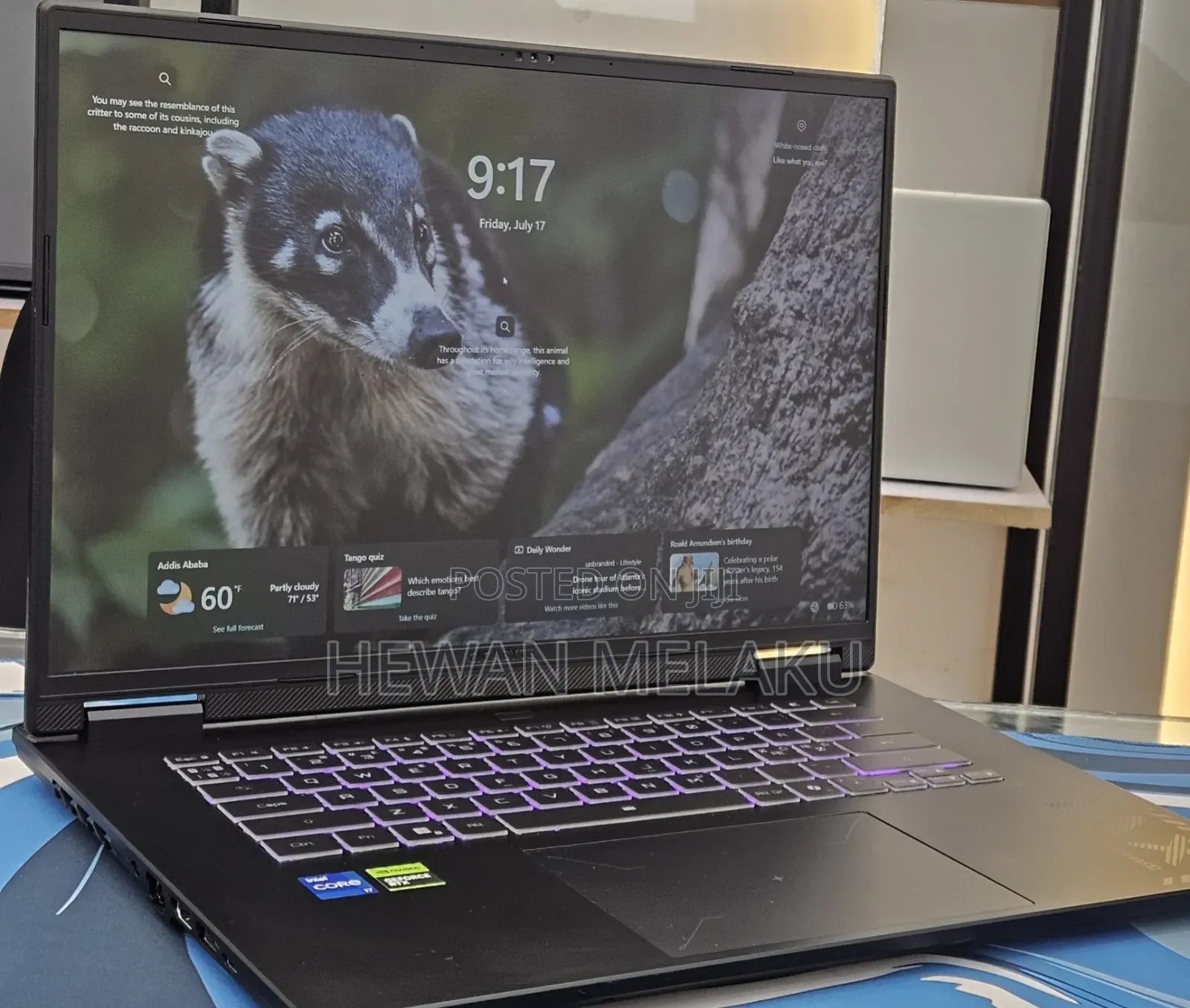 New Laptop Gigabyte AERO 16 16GB Intel Core i7 SSD 1T