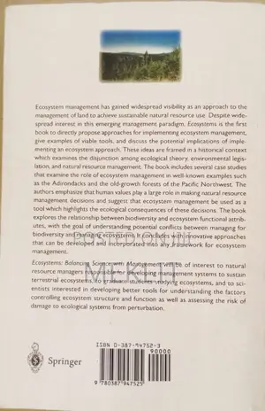 Ecosystems Balancing Science With Managnment
