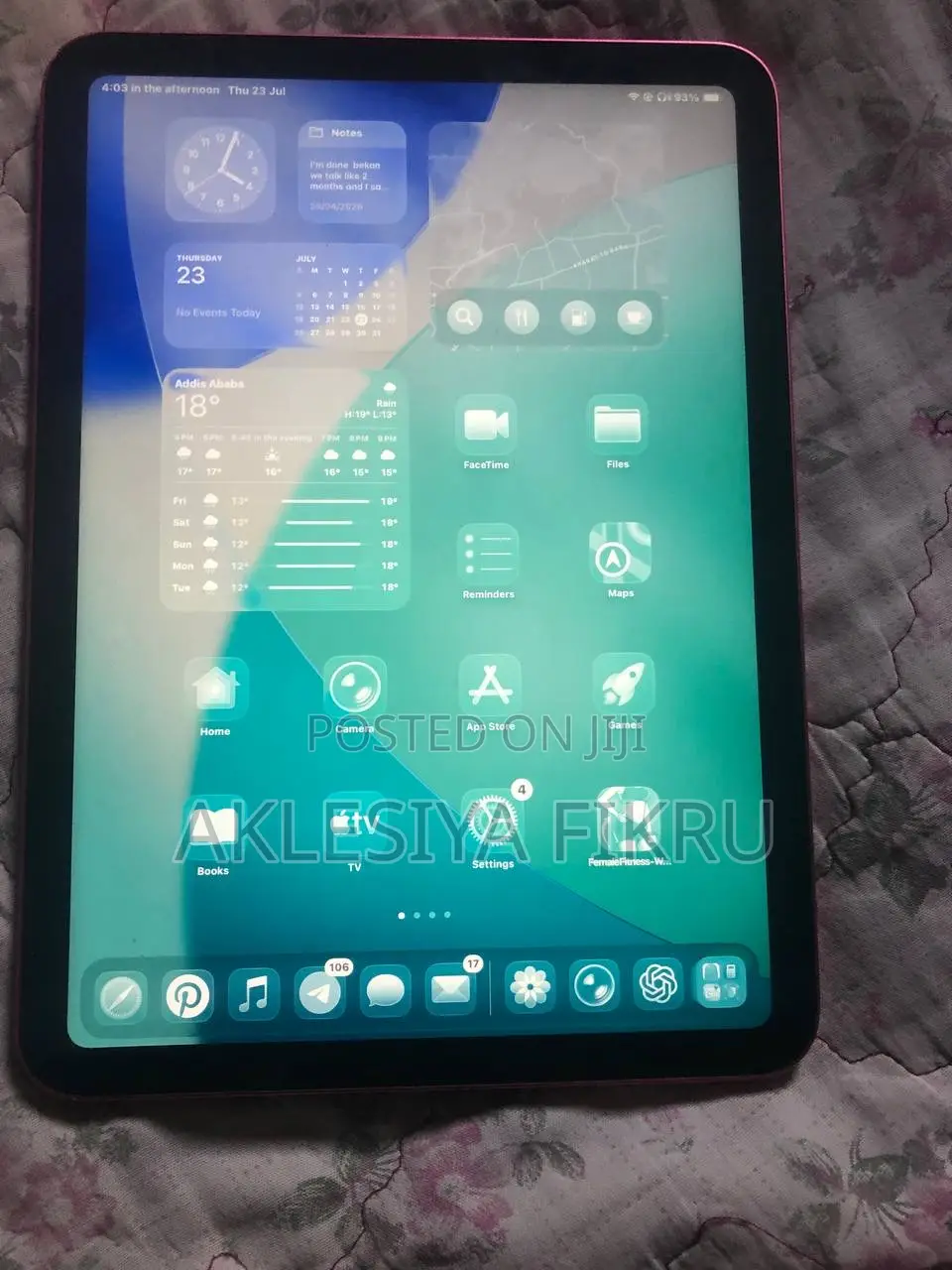 Apple iPad (2025) 128 GB Pink