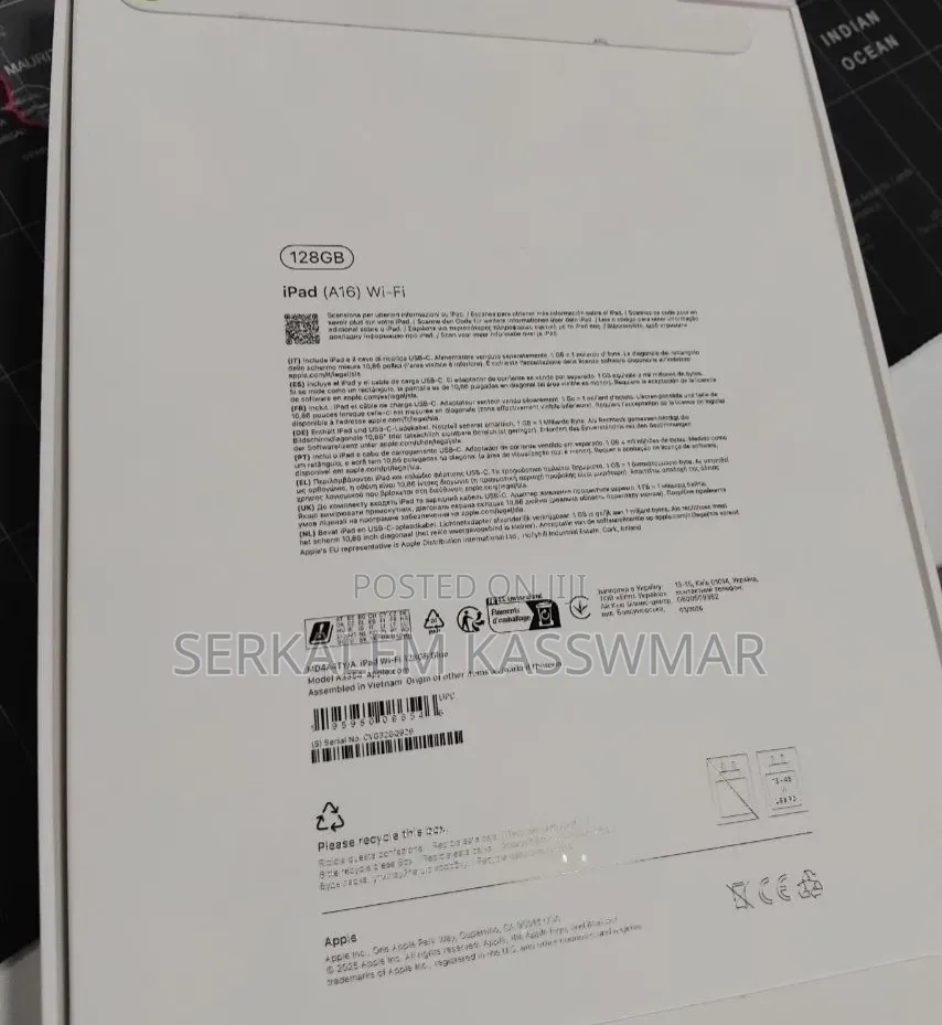 New Apple iPad (2025) 128 GB Gray
