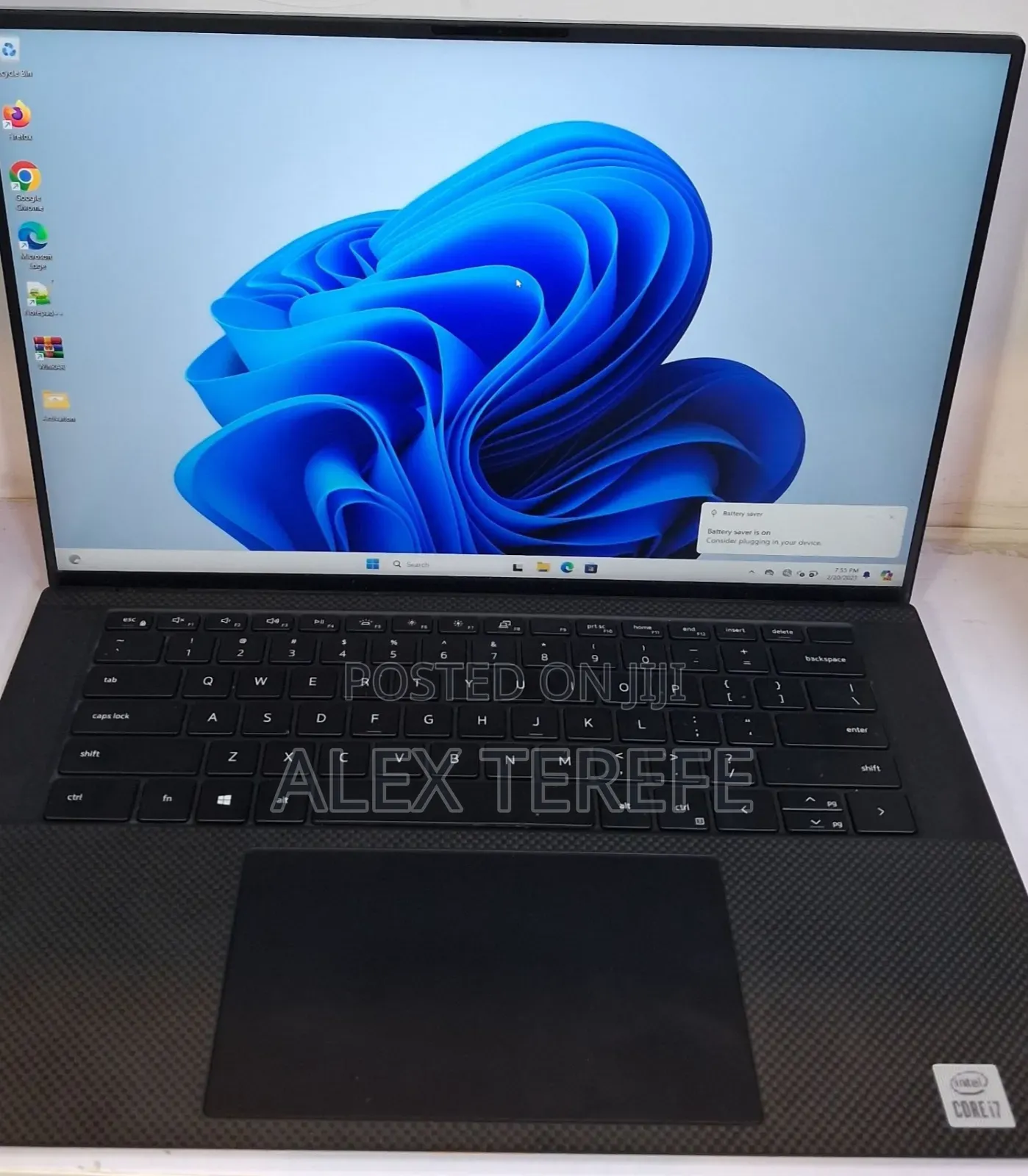 New Laptop Dell XPS 15 9500 16GB Intel Core i7 SSD 512GB