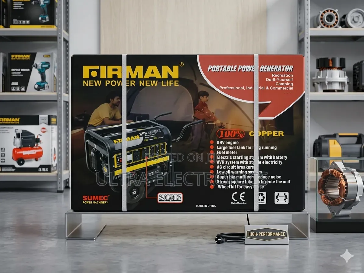 FIRMAN Generator – Reliable Power for Home, Business, Camping More!