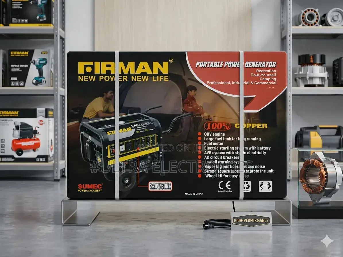 FIRMAN Generator – Reliable Power for Home, Business, Camping More!